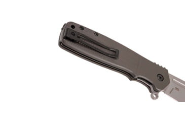 Image of CRKT Homefront Linerlock Assisted Opening Folding Knife, 3.56in, 12C27 Blade, Drop Point, OD Green Aluminum Handle, K252GXP