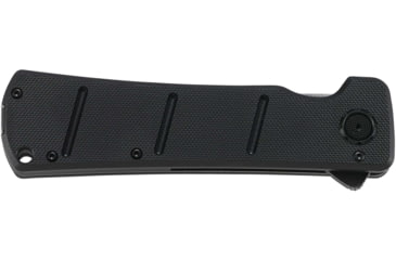 Image of CRKT Inazuma No Ken Deadbolt Folding Knife, 3.64in, D2 Tool Steel Blade, Spear Point Blade, Aluminum Handle Black, 2908