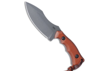 Image of Crkt CRKT Kaila Cumings Bugsy Fixed Blade Knife Brown Micarta 3.78" Stonewash, Brown, 1095, adult, BHQ-181751