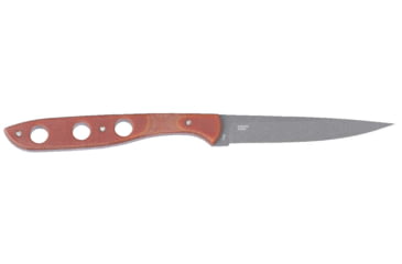 Image of CRKT Kasilof Fixed Blade Knife 3.87in, 1095 Carbone Steel, Drop Point, Brown Micarta Handle, 3031