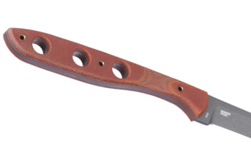 Image of CRKT Kasilof Fixed Blade Knife 3.87in, 1095 Carbone Steel, Drop Point, Brown Micarta Handle, 3031