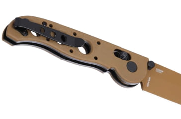 Image of CRKT M16?02X Folding Knife, 3.11in, D2 Tool Steel Blade, Drop Point Blade, Tan G10 Handle, M16-02XD