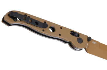 Image of CRKT M16?03XK Folding Knife, 3.57in, D2 Tool Steel Blade, Drop Point Blade, Tan G10 Handle, M16-03XD