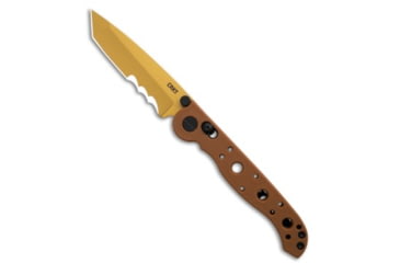 Image of Crkt CRKT M16-10XD Crossbar Lock Tanto Knife Tan GRN 3" Tan Serr, Tan, 8Cr14MoV, adult, BHQ-233739