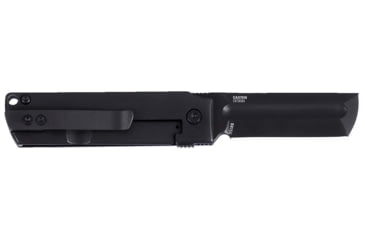 Image of CRKT MinimalX Folding Knife, 2.19in, 8Cr13MoV Stainless Steel Blade, Drop Point Blade, Black Chrome G10 Handle, 5915K