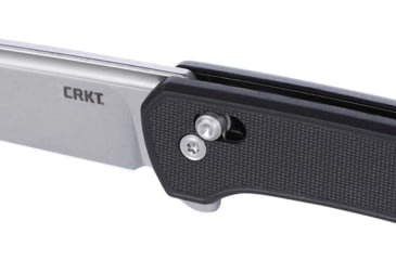 Image of CRKT Q Compact Folding Knife, 3.05in, D2 Tool Steel Blade, Drop Point Blade, Black G10 Handle, 7075