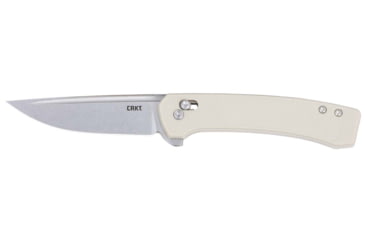 Image of CRKT Q Compact Folding Knife, 3.05in, D2 Tool Steel Blade, Drop Point Blade, Sand G10 Handle, 7075S