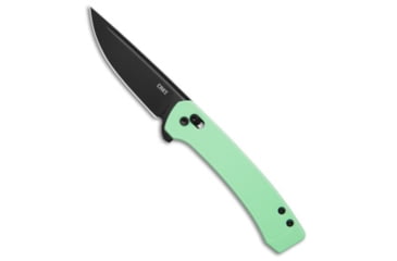 Image of Crkt CRKT Q Compact Crossbar Lock Knife Aqua GRN 3.1" Black Oxide 14C28N, Blue/Green, 14C28N, adult, BHQ-226878