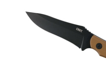 Image of CRKT Ramadi Fixed Blade Knife, 4.37in, SK5 Carbon Steel Blade, Drop Point Blade, Brown Micarta Handle, 2083