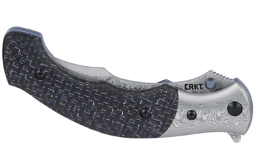 Image of CRKT Ritual Compact Folding Knife, 3.33in, Damascus, Persian Blade, Micarta Handle, 7466