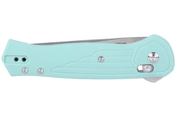 Image of CRKT Sero Folding Knife, 3.02in, D2 Tool Steel Blade, Drop Point Blade, Aqua G10 Handle, 7170B