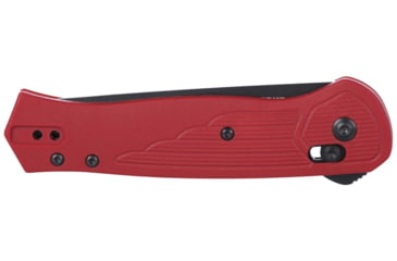 Image of CRKT Sero Folding Knife, 3.02in, S35VN, Drop Point Blade, Black/Red G10 Handle, 7170R