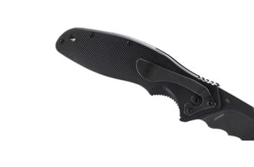 Image of CRKT Shenanigan Assisted Opening Folding Knife, 3.35in, 1.4116, Drop Point, Black Glass Reinforced Nylon Handle, Black, K800KKP