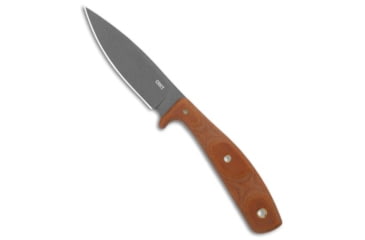 Image of Crkt CRKT Soldotna Fixed Blade Knife Micarta 3.48&quot; Cerakote 3029, Brown, 1095, adult, BHQ-198541