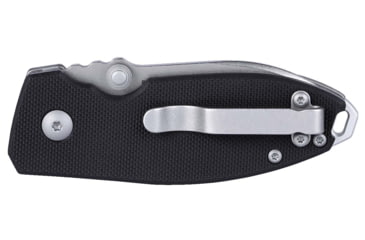 Image of CRKT Squid Button Lock Folding Knife, 2.27in, 8Cr13MoV Stainless Steel Blade, Drop Point Blade, Black G10 Handle, 2474