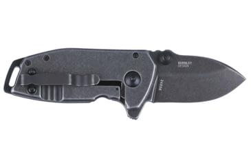 Image of CRKT Squid Compact Assisted Opening Folding Knife, 1.75in, 8Cr13MoV, Drop Point, Black Stainless Steel Handle, 2485K