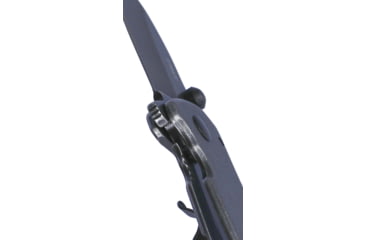 Image of CRKT Squid Compact Assisted Opening Folding Knife, 1.75in, 8Cr13MoV, Drop Point, Black Stainless Steel Handle, 2485K