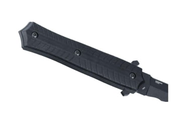 Image of CRKT Xolotl Fixed Blade Knife, 4.53in, 8Cr13MoV Stainless Steel Blade, Drop Point Blade, Black G10 Handle, 2263
