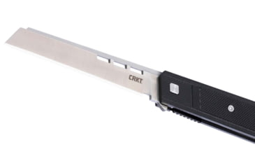 Image of CRKT Zephyr Folding Knife, 3.22in, D2, Drop Point Blade, Gray/Black G10 Handle, 3840