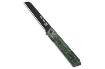 Image of Crkt CRKT Zephyr Liner Lock Knife Black/Green G-10 3.22" TiN 14C28N, Black/Green, 14C28N, adult, BHQ-226882
