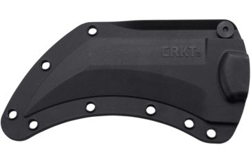 Image of CRKT Du Hoc Fixed Blade Knife w/Sheath, 5.095in SK5 Steel Blade, G10 Handle, Black, 2630