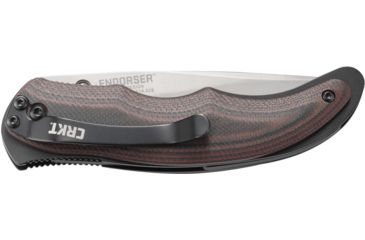 Image of CRKT Endorser Folding Knife, Black Oxide Blade and Black Handle 1105K