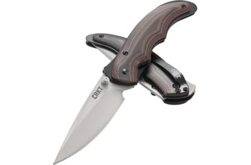 Image of CRKT Endorser Folding Knife, Black Oxide Blade and Black Handle 1105K