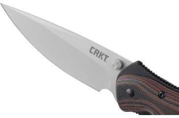 Image of CRKT Endorser Folding Knife, Black Oxide Blade and Black Handle 1105K