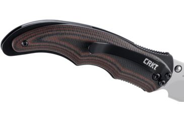 Image of CRKT Endorser Folding Knife, Black Oxide Blade and Black Handle 1105K