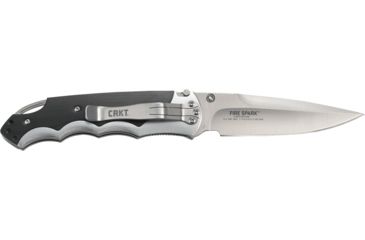 Image of CRKT Fire Spark Tactical Assisted Folding Knife, Black Oxide Blade 1050K