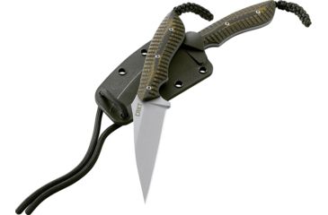 Image of CRKT Folts SPEW Small Pocket Everyday Fixed Blade Knife, Wharncliffe, Razor Edge 2388