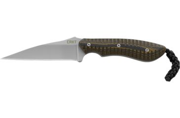 Image of CRKT Folts SPEW Small Pocket Everyday Fixed Blade Knife, Wharncliffe, Razor Edge 2388