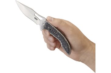 Image of CRKT Fossil Black Compact Folding Pocket Knife, 5462