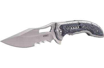 Image of CRKT Fossil Black Compact Folding Pocket Knife, 5473