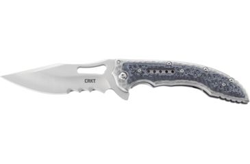 Image of CRKT Fossil Black Compact Folding Pocket Knife, 5473