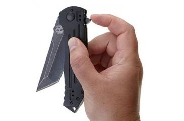 Image of CRKT FRAME LOCK WITH BLADE FLIPPER-BLACK, Black, 4 R2101K