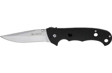 Image of CRKT Hammond Cruiser Folding Knife,Modified Clip Point, Black Textured Zytel Handle CR7904