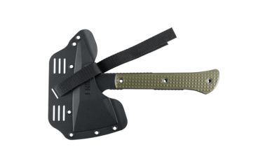 Image of CRKT Jenny Wren - Compact, Designed By Ryan Johnson Of Rmj Tactical in Chattanooga, Tomahawk W/Sheath, 2.58in, Axe, Powder Coat Finish, Glass Reinforced Nylon Handle, 2726