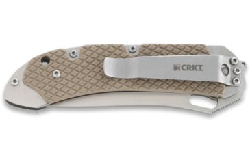 Image of CRKT Jernigan V.A.S.P. - 3.71in. Veff Flat Top Serrated Blade, IKBS, G10 Handles 7481