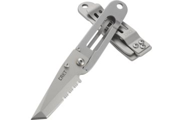 Image of CRKT K.I.S.S. Knife - Satin, Tanto Blade, Combo Edge 5510