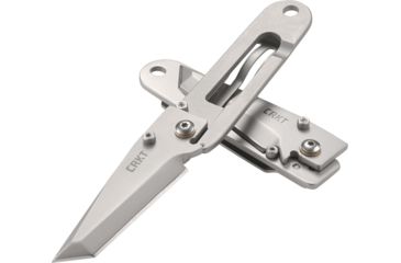 Image of CRKT K.I.S.S. Knife - Satin, Tanto Blade, Razor-Sharp Edge 5500
