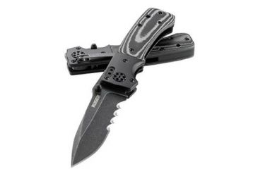 Image of CRKT LOCKING LINER WITH THUMB STUD-BLACK, Black and Gray, 4 R2002K