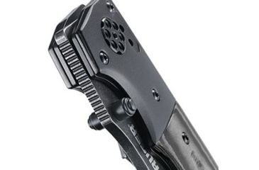 Image of CRKT LOCKING LINER WITH THUMB STUD-BLACK, Black and Gray, 4 R2001K