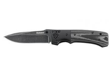 Image of CRKT LOCKING LINER WITH THUMB STUD-BLACK, Black and Gray, 4 R2001K