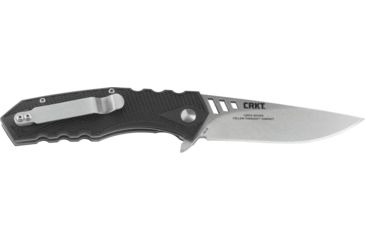 Image of CRKT LOCKING LINER WITH BLADE FLIPPER, Compact, Black and Gray, 3.25 R1703