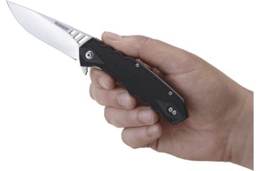 Image of CRKT LOCKING LINER WITH BLADE FLIPPER, Compact, Black and Gray, 3.25 R1703