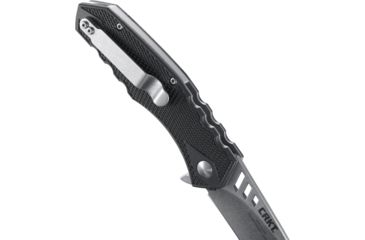 Image of CRKT LOCKING LINER WITH BLADE FLIPPER, Compact, Black and Gray, 3.25 R1703