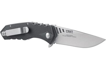 Image of CRKT LOCKING LINER WITH BLADE FLIPPER, Compact, Black and Gray, 3.25 R1703
