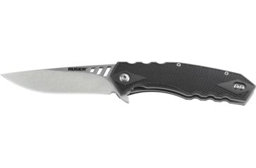 Image of CRKT LOCKING LINER WITH BLADE FLIPPER, Compact, Black and Gray, 3.25 R1703