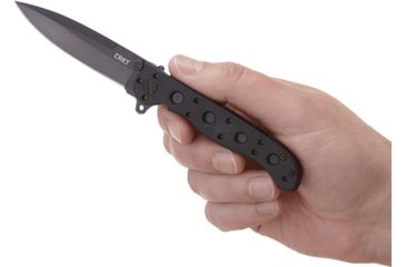Image of CRKT M16-01 Carson Spear Point Nylon Handle Folding Knife, EDP Black Blade M16-01KZ